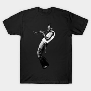 Miles Davis Halftone Retro Vintage T-Shirt